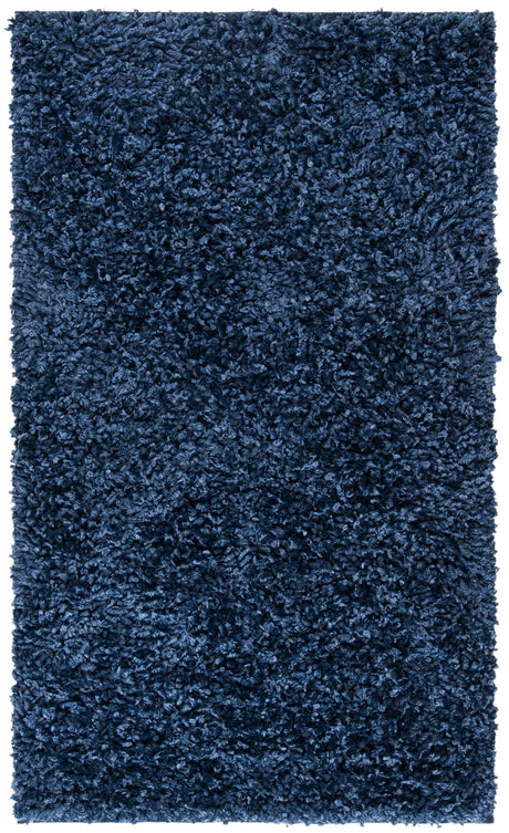 Safavieh Sheep Shag 3'-0" x 5'-0" Rug in Navy