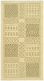 Safavieh Courtyard 2'-0" x 3'-7" Rug in Natural / Brown