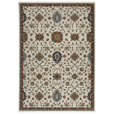 Oriental Weavers Sphinx Aberdeen 751W1 Ivory/ Multi Rugs - main flat