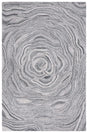 Safavieh Abstract 4'-0" x 6'-0" Rug in Dark Grey / Black