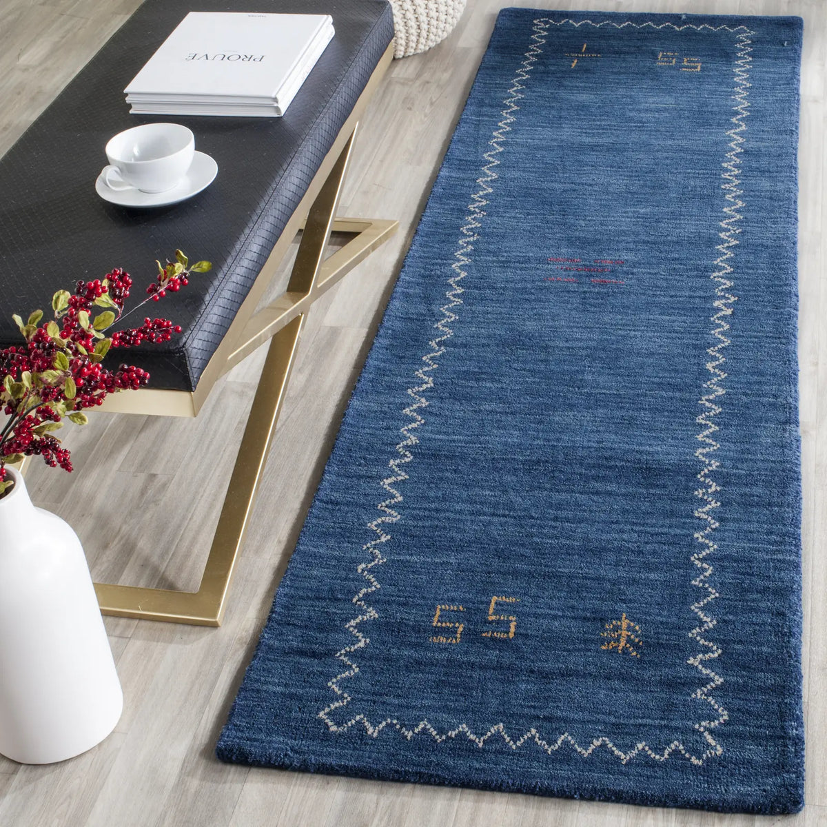 Safavieh Himalaya 2'-3" x 10'-0" Rug in Blue