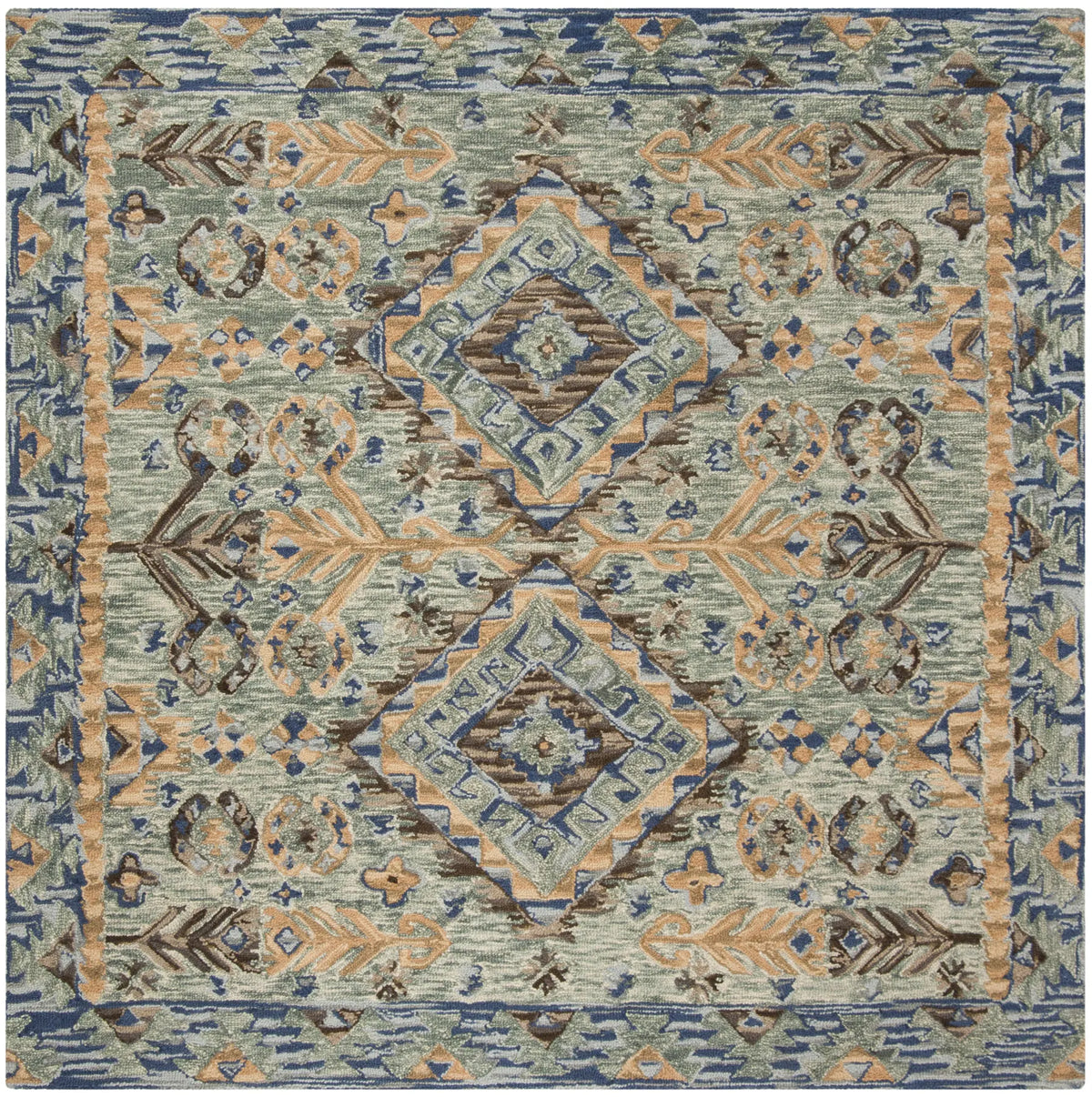 Safavieh Aspen 7'-0" x 7'-0" Rug in Blue / Beige