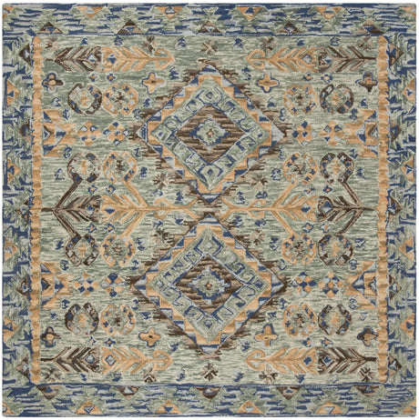 Safavieh Aspen 7'-0" x 7'-0" Rug in Blue / Beige