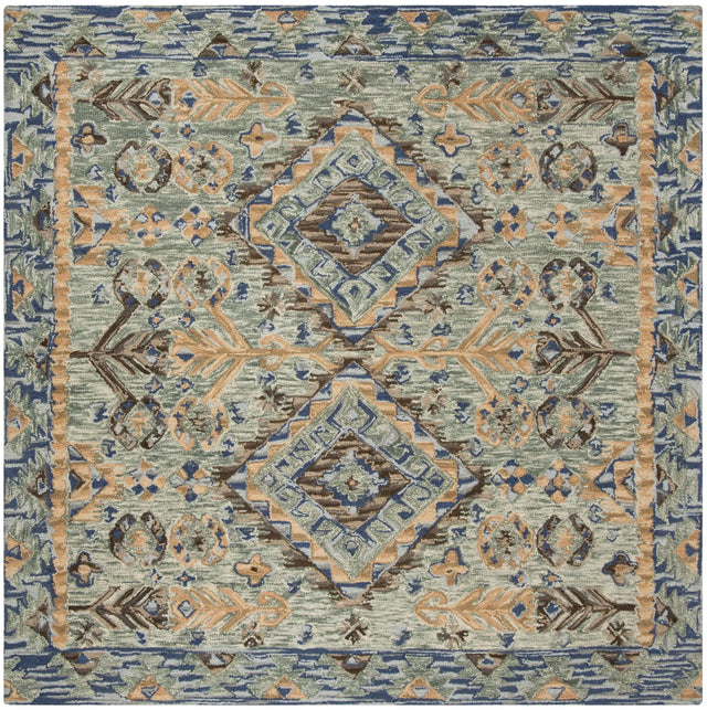 Safavieh Aspen 7'-0" x 7'-0" Rug in Blue / Beige