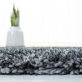 Safavieh Shag 4'-0" x 6'-0" Rug in Dark Grey
