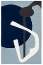 Safavieh Fifth Avenue 5'-0" x 8'-0" Rug in Blue / Ivory