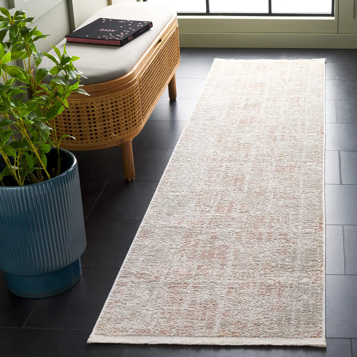 Safavieh Mila 2'-2" x 8'-0" Rug in Ivory / Beige