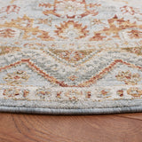 Safavieh Hamilton 6'-7" x 6'-7" Rug in Blue / Gold Rust