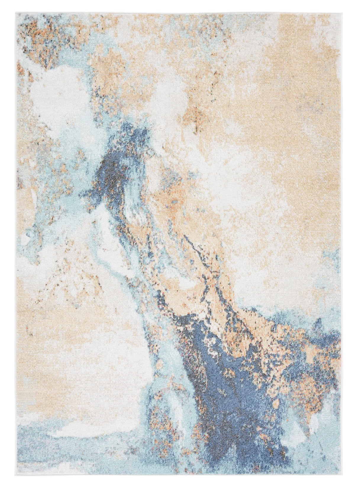 Safavieh Phoenix 500 4'-5" x 6'-5" Rug in Blue