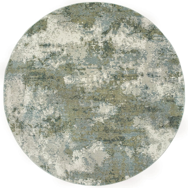 Oriental Weavers Sphinx Evolution 8039E Blue/Green Rugs - main flat