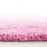 Safavieh August Shag 900 5'-3" x 5'-3" Rug in Pink