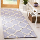 Safavieh Cambridge 2'-6" x 12'-0" Rug in Lavander / Ivory