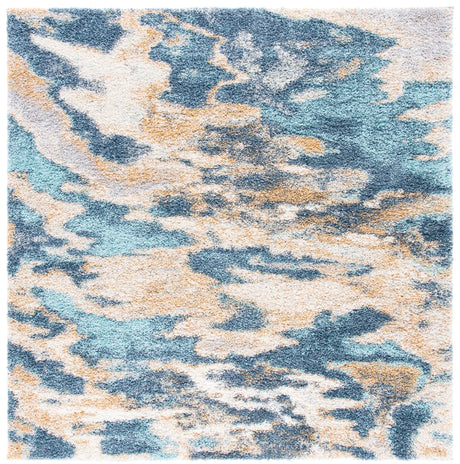 Safavieh Calista 6'-7" x 6'-7" Rug in Blue / Grey