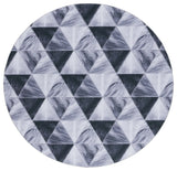 Safavieh Faux Hide 6'-0" x 6'-0" Rug in Light Grey / Dark Grey