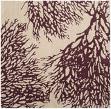Safavieh Bella 5'-0" x 5'-0" Rug in Beige / Purple