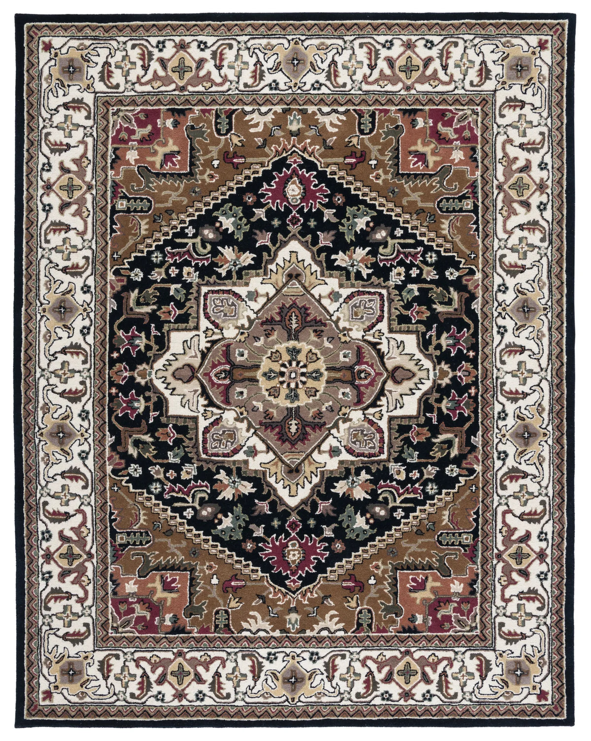 Safavieh Heritage 10'-0" x 14'-0" Rug in Navy / Brown