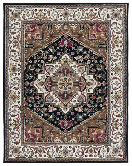 Safavieh Heritage 10'-0" x 14'-0" Rug in Navy / Brown