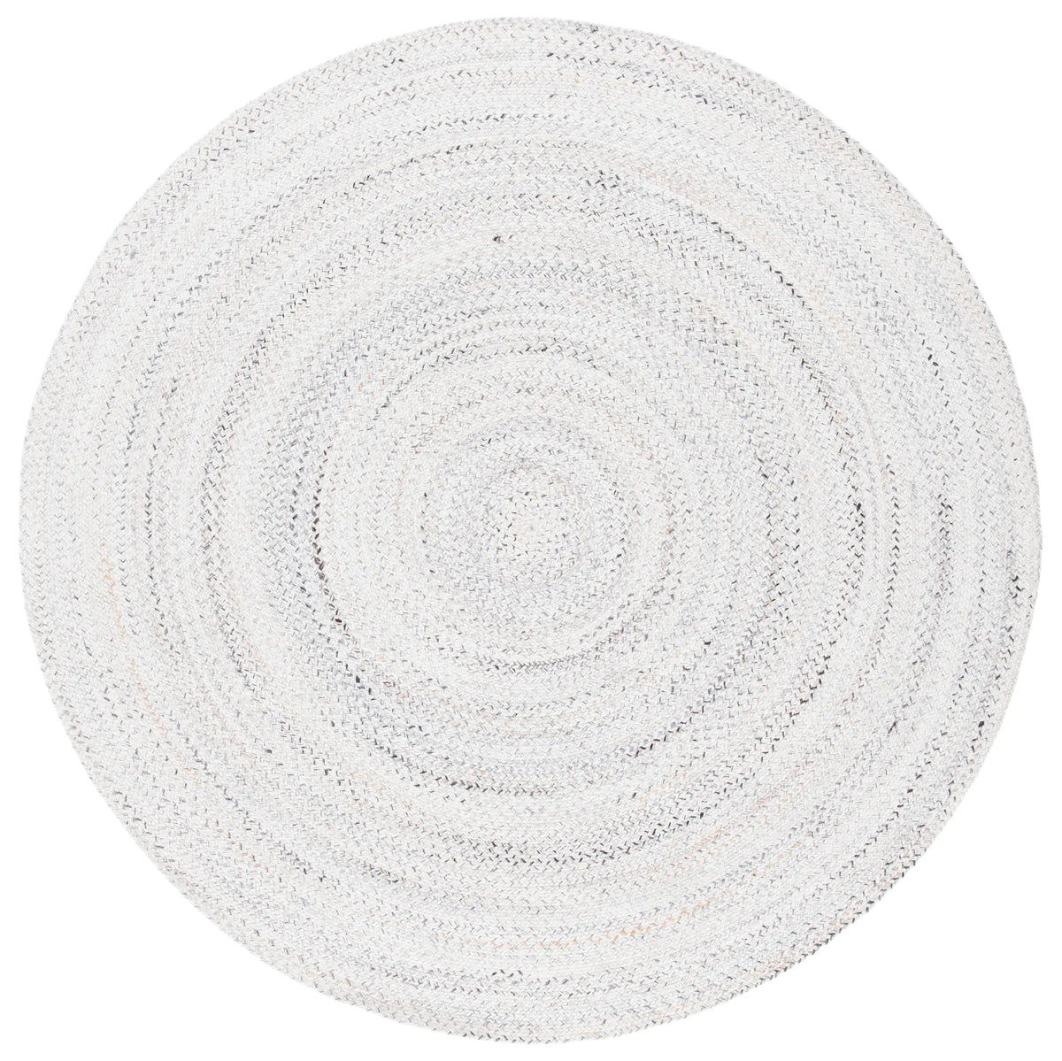 Safavieh Braided 6'-0" x 6'-0" Rug in Ivory