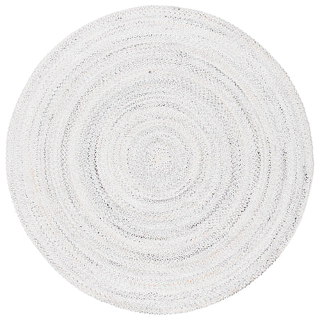 Safavieh Braided 6'-0" x 6'-0" Rug in Ivory