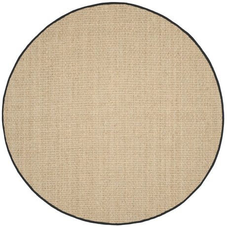 Safavieh Natural Fiber 10'-0" x 10'-0" Rug in Natural / Black