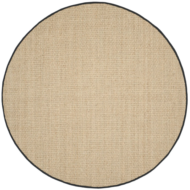 Safavieh Natural Fiber 10'-0" x 10'-0" Rug in Natural / Black