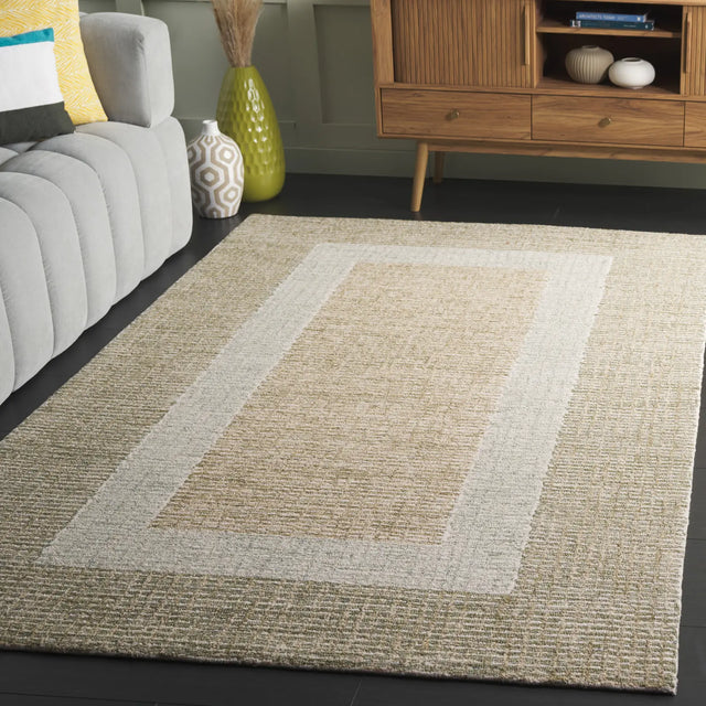 Safavieh Pine 4'-0" x 6'-0" Rug in Green / Ivory