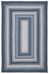 Safavieh Braided 4'-0" x 6'-0" Rug in Dark Grey / Blue