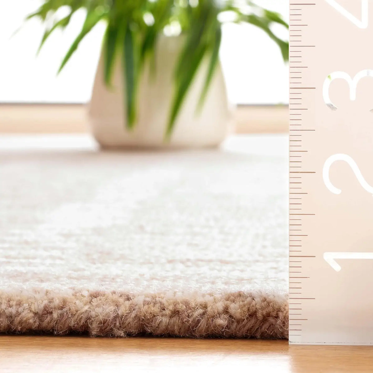 Safavieh Abstract 4'-0" x 6'-0" Rug in Beige / Ivory