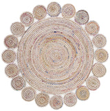 Safavieh Cape Cod 5'-0" x 5'-0" Rug in Ivory / Multi