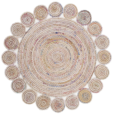 Safavieh Cape Cod 5'-0" x 5'-0" Rug in Ivory / Multi