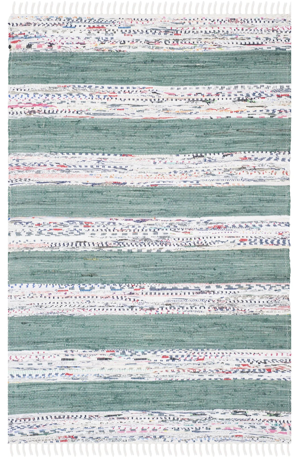Safavieh Montauk 4'-0" x 6'-0" Rug in Ivory / Charcoal