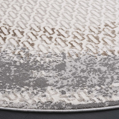 Safavieh Alenia 100 6'-7" x 6'-7" Rug in Ivory / Grey