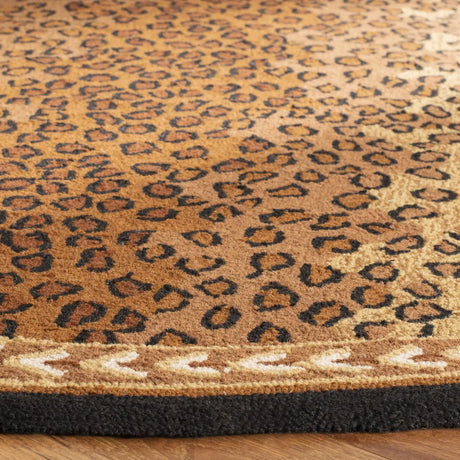 Safavieh Chelsea 10'-0" x 10'-0" Rug in Black / Brown