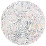Safavieh Tulum 5'-0" x 5'-0" Rug in Ivory / Dark Blue