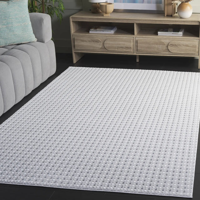 Safavieh Slate 700 4'-0" x 6'-0" Rug in Grey / Ivory