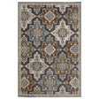 Oriental Weavers Sphinx Ellington Ell07 Blue/ Rust Rug - main flat