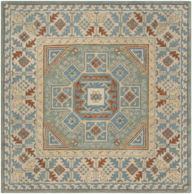 Safavieh Heritage 6'-0" x 6'-0" Rug in Blue / Beige