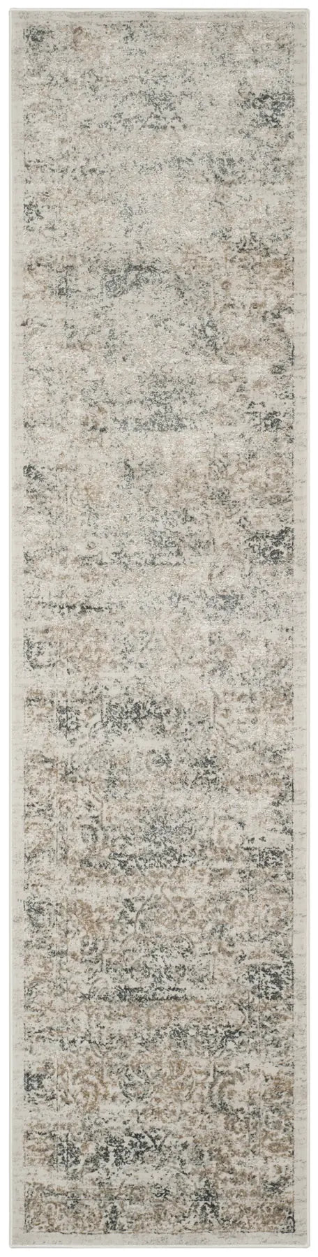 Safavieh Princeton 2'-0" x 10'-0" Rug in Silver / Anthracite