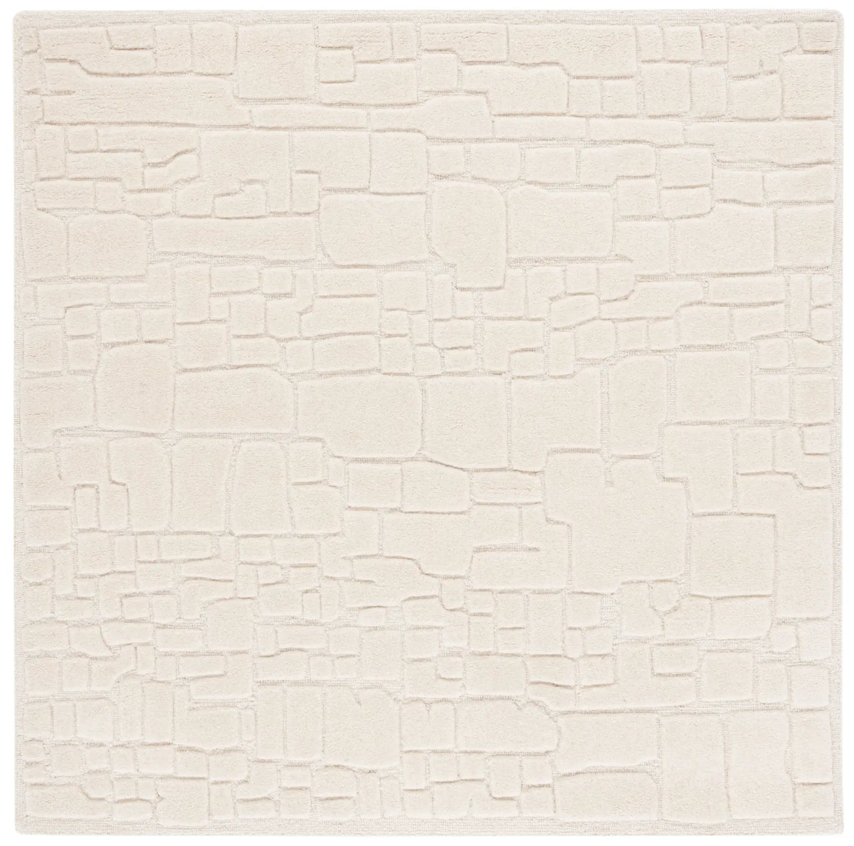 Safavieh Manhattan 6'-0" x 6'-0" Rug in Ivory