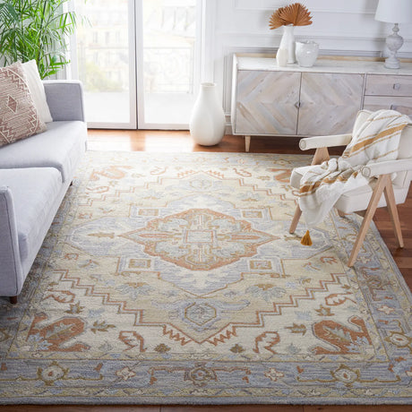 Safavieh Heritage 10'-0" x 14'-0" Rug in Beige / Grey