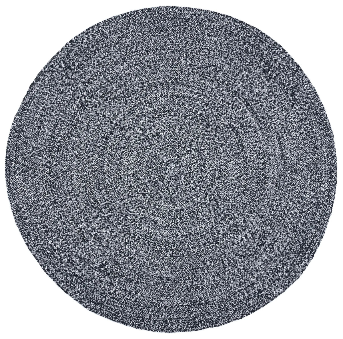 Safavieh Braided 5'-0" x 5'-0" Rug in Black
