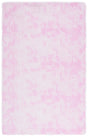 Safavieh Rainbow Shag 4'-0" x 6'-0" Rug in Pink