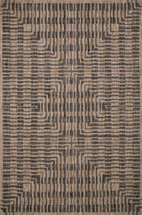 Loloi Isle Ie-09 Brown / Black Rugs - main flat