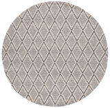 Safavieh Marbella 6'-0" x 6'-0" Rug in Silver / Black