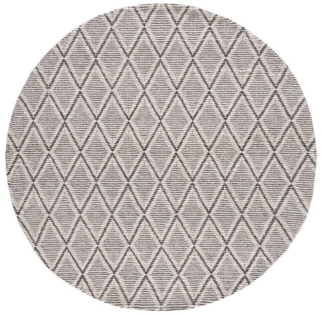Safavieh Marbella 6'-0" x 6'-0" Rug in Silver / Black