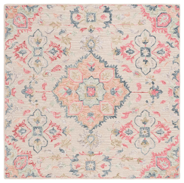 Safavieh Metro 6'-0" x 6'-0" Rug in Beige / Rust