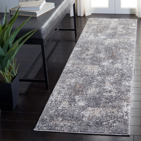 Safavieh Aston 2'-0" x 8'-0" Rug in Light Grey / Grey