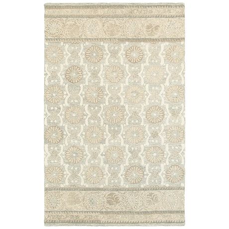Oriental Weavers Sphinx Craft 93002 Ash / Sand Rugs - main flat
