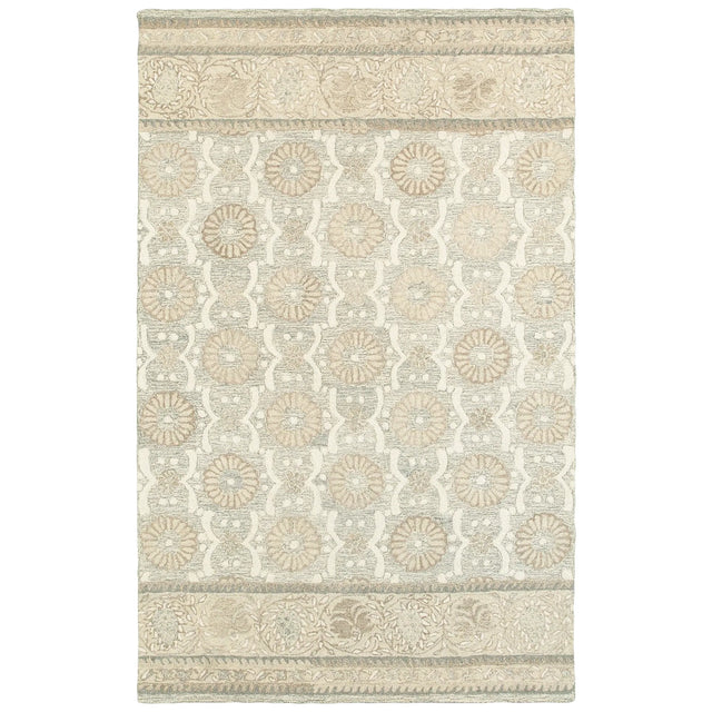 Oriental Weavers Sphinx Craft 93002 Ash / Sand Rugs - main flat