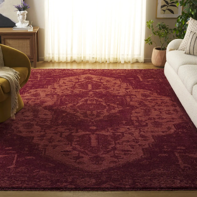 Safavieh Vintage Overdye 500 10'-0" x 13'-0" Rug in Red